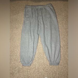 Grey sweatpants